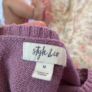 Style & co | M PEPLUM BLOUSE